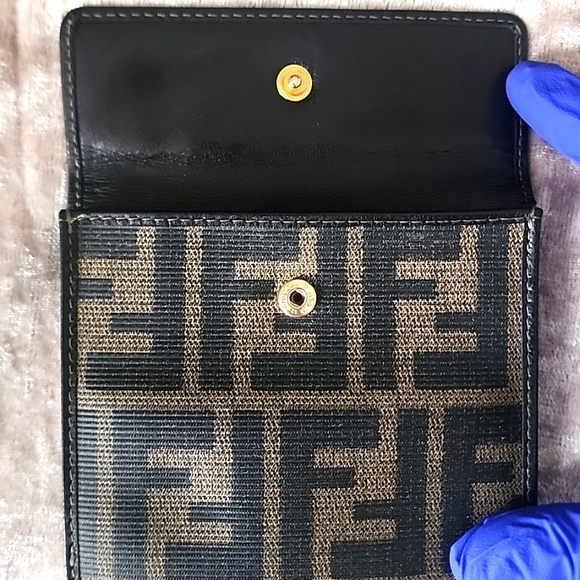 Authentic FENDI ZUCCA BIFOLD WALLET - Picture 4 of 8